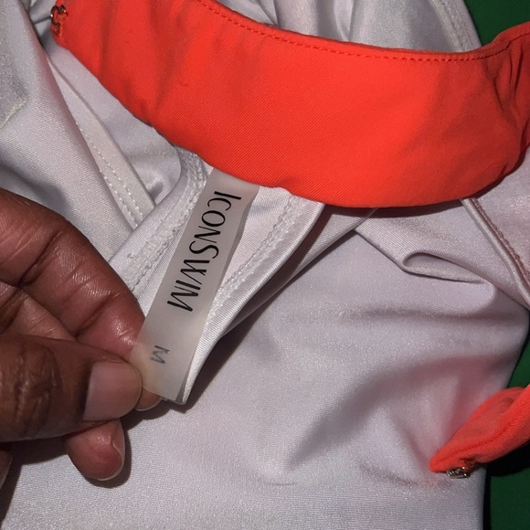 NWOT Icon Swim Colorful One Piece Swimsuit size Medium - Picture 4 of 5